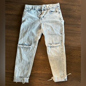 & Demin low waist, boyfriend jeans